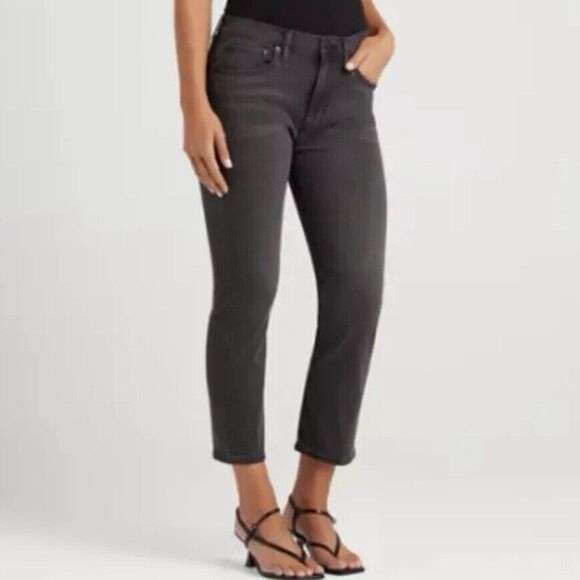 NWT Edwin Denim Elin Crop Straight Leg Jeans Size 33 - Picture 2 of 10